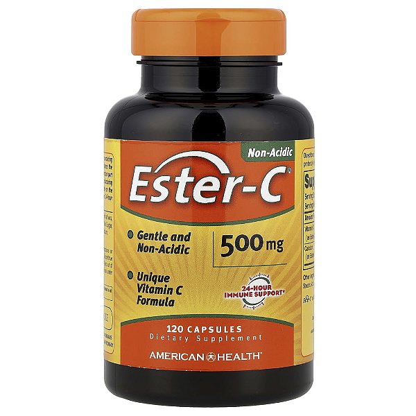 Suplemento de Vitamina C Ester-C 500 mg 120 Cápsulas - American Health