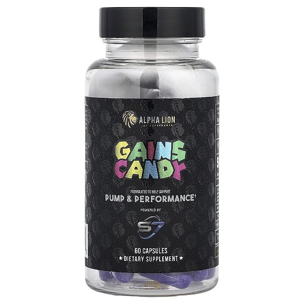 Suplemento Termogênico Gains Candy S7 60 Cápsulas - ALPHA LION