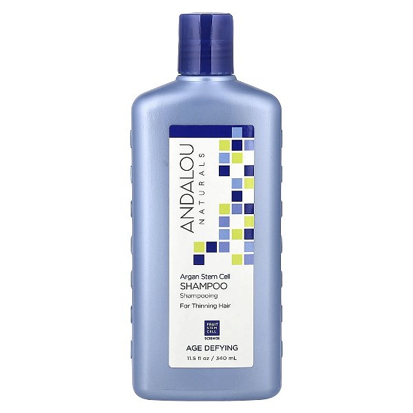 Shampoo Fortificante para Cabelos Finos Células-Tronco de Argan 340 ml - Andalou Naturals