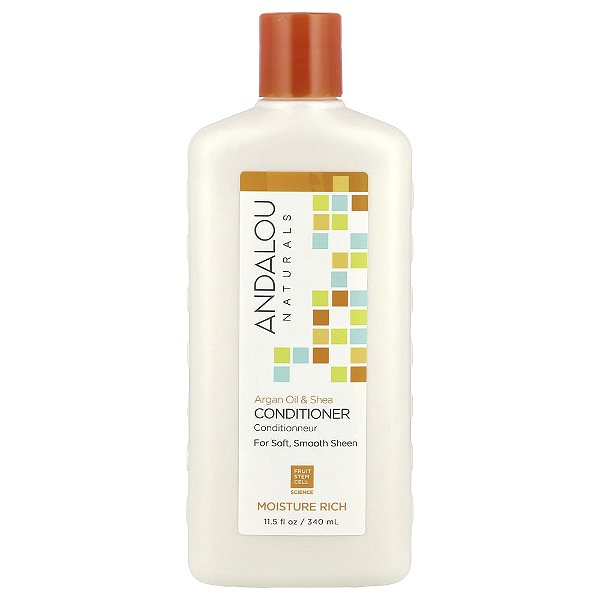 Condicionador Hidratante Óleo de Argan e Manteiga de Karité 340 ml - Andalou Naturals
