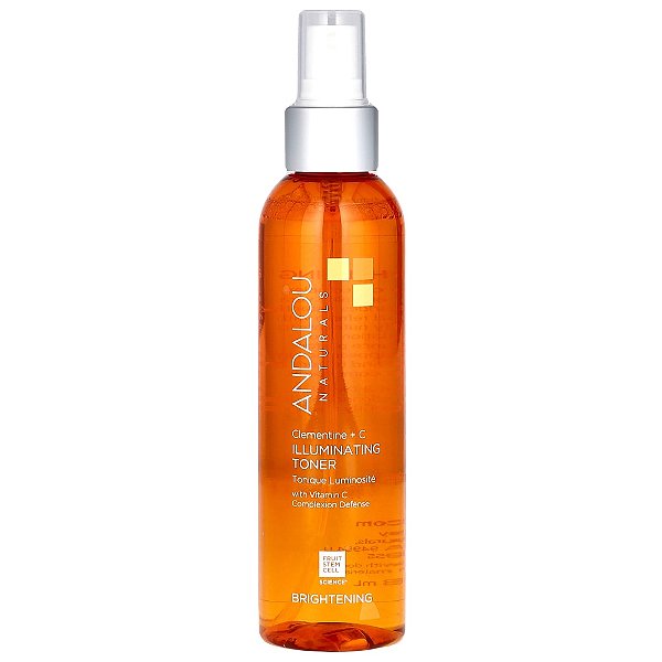 Tônico Facial Iluminador Tangerina e Vitamina C 178 ml - Andalou Naturals