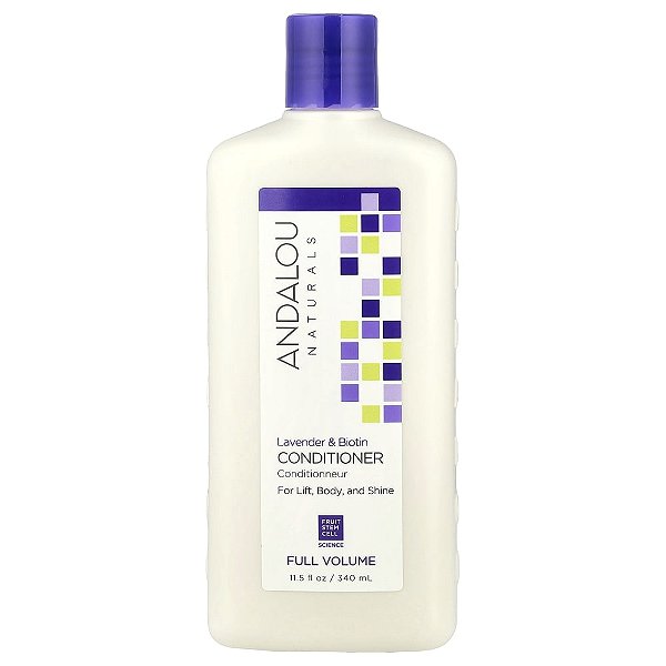 Condicionador de Volume Lavanda e Biotina 340 ml - Andalou Naturals