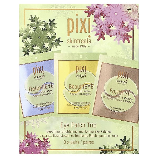Kit de Adesivos para Área dos Olhos Eye Patch Trio 3 Pares - Pixi Beauty