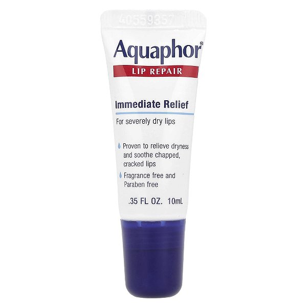 Protetor e Reparador Labial Lip Repair Alívio Imediato Sem Fragrância 10 ml - Aquaphor