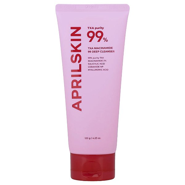 Creme de Limpeza Facial Profunda Niacinamida 99 TGA Deep Cleanser 120 g - Aprilskin