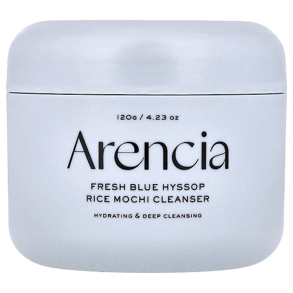 Sabonete de Limpeza Facial Mochi de Arroz e Hissopo Azul 120 g - Arencia