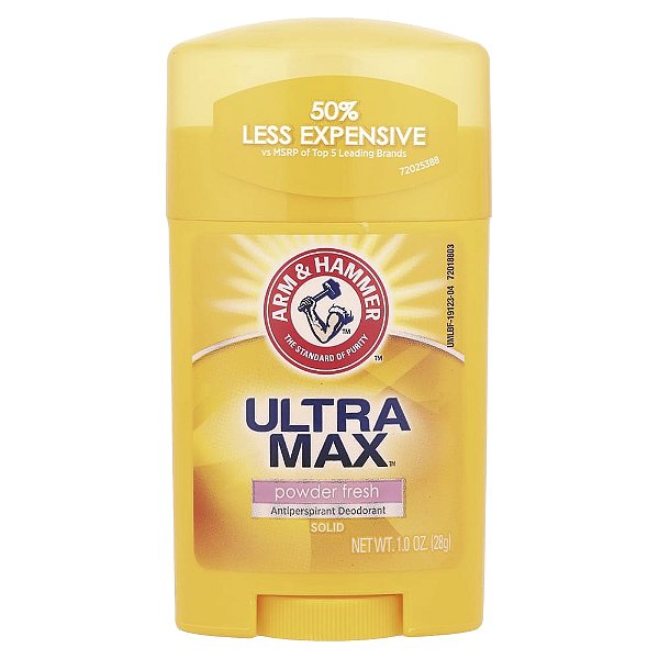 Desodorante Antitranspirante Sólido UltraMax Powder Fresh 28 g - Arm & Hammer