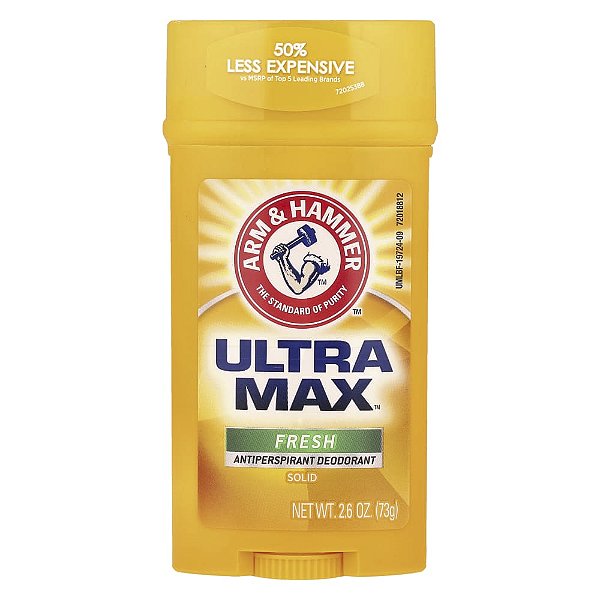 Desodorante Antitranspirante Sólido UltraMax Fresh 73 g - Arm & Hammer