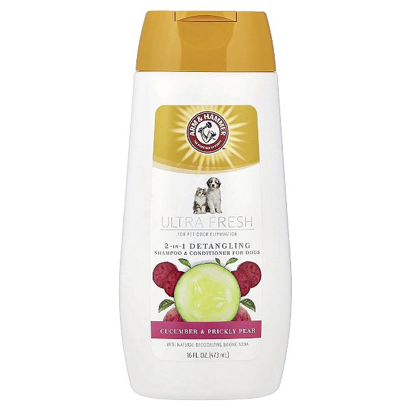 Shampoo e Condicionador 2 em 1 Desembaraçante Pepino e Pera Espinhosa 473 ml - Arm & Hammer