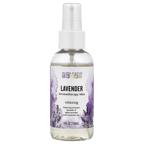 Spray de Aromaterapia e Névoa de Lavanda 118 ml - Aura Cacia