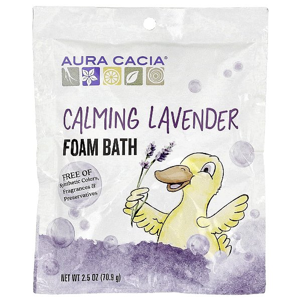 Sais para Banho de Espuma Calmante de Lavanda 70.9 g - Aura Cacia