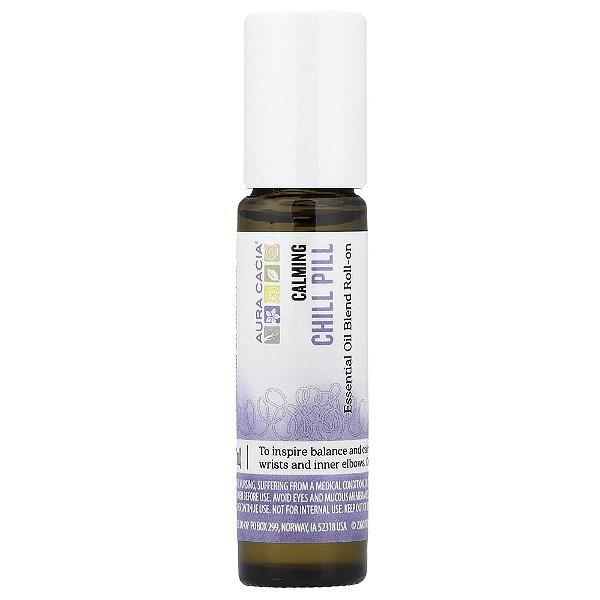 Óleo Essencial em Roll-On Blend Relaxante Chill Pill 9.2 ml - Aura Cacia