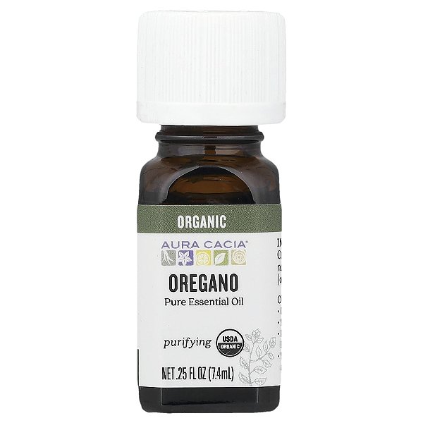 Óleo Essencial Puro Orgânico de Orégano 7.4 ml - Aura Cacia