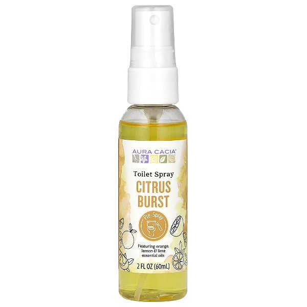 Spray Higiênico de Superfícies Explosão Cítrica 60 ml - Aura Cacia