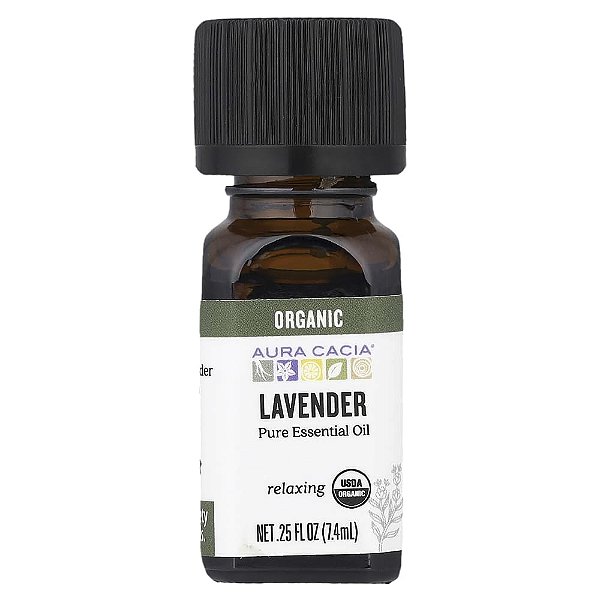 Óleo Essencial Puro de Lavanda Orgânica 7.4 ml - Aura Cacia