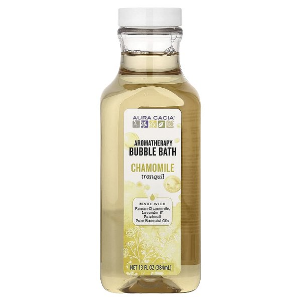 Banho de Espuma Aromaterapêutico Camomila Tranquila 384 ml - Aura Cacia