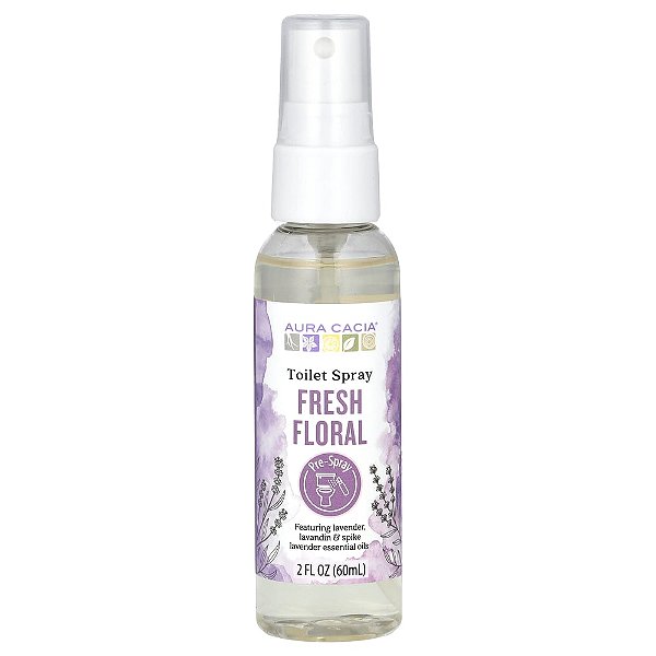 Spray Higiênico de Superfícies Floral Fresco 60 ml - Aura Cacia
