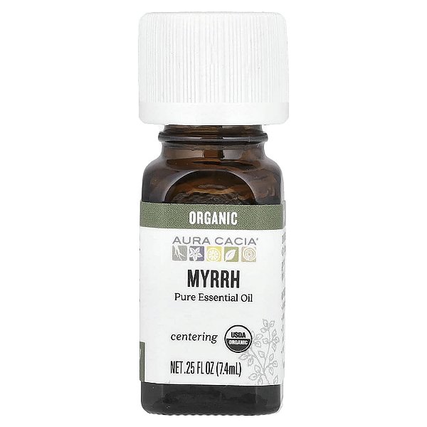 Óleo Essencial Puro Orgânico de Mirra 7.4 ml - Aura Cacia