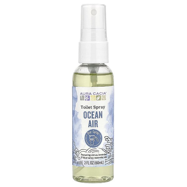 Spray Higiênico de Superfícies Brisa do Oceano 60 ml - Aura Cacia
