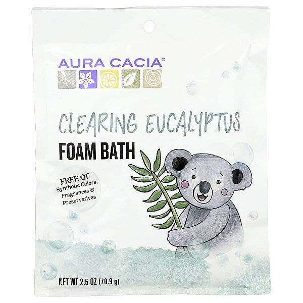 Sais para Banho de Espuma e Purificação Eucalipto 70.9 g - Aura Cacia