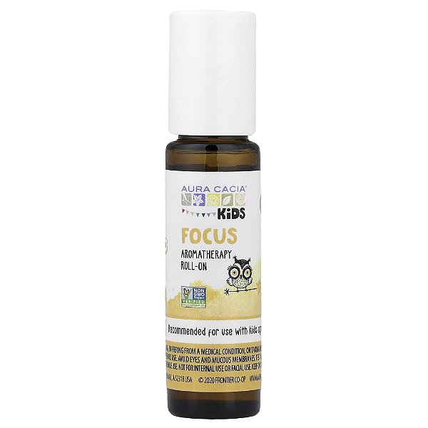 Óleo Essencial em Roll-On Infantil Aromaterapia Foco 9.2 ml - Aura Cacia