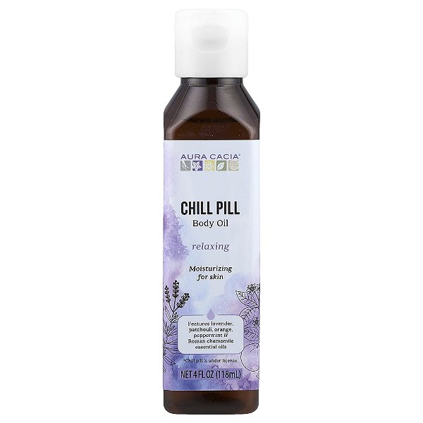 Óleo Corporal de Aromaterapia Chill Pill Relaxante 118 ml - Aura Cacia