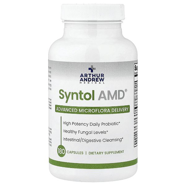 Syntol MD Suporte Probiótico e Prebiótico 180 Cápsulas - Arthur Andrew Medical