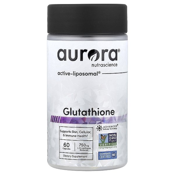 Glutationa Lipossomal Concentrada 60 Cápsulas - Aurora Nutrascience