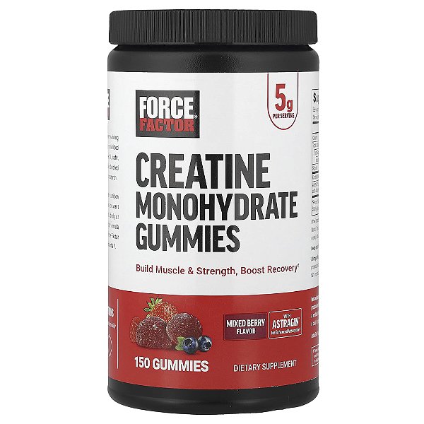 Gomas de Creatina Monoidratada Frutos Silvestres 150 Gomas - Force Factor