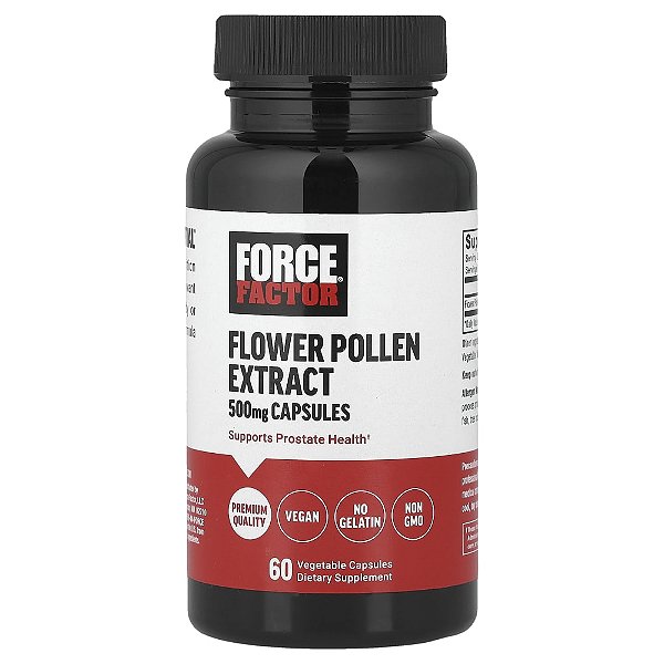 Extrato de Pólen de Flores 500 mg 60 Cápsulas Vegetais - Force Factor