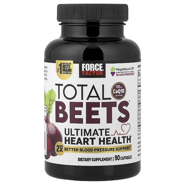 Total Beets Saúde do Coração 90 Cápsulas Vegetais - Force Factor