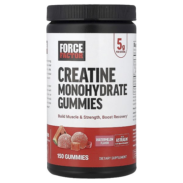 Gomas de Creatina Monoidratada Sabor Melancia 150 Gomas - Force Factor