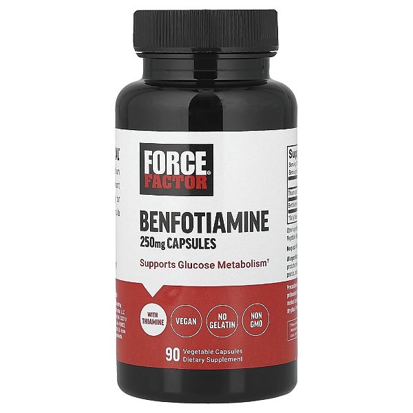 Benfotiamina 90 Cápsulas Vegetais - Force Factor