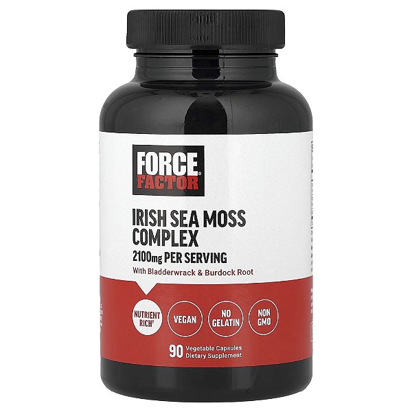 Complexo de Musgo Marinho 90 Cápsulas Vegetais - Force Factor