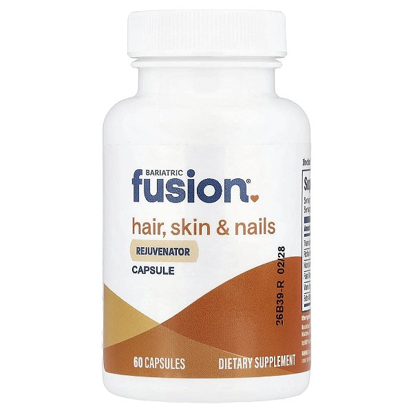 Suplemento para Cabelos Pele e Unhas Hair Skin e Nails 60 Cápsulas - Bariatric Fusion