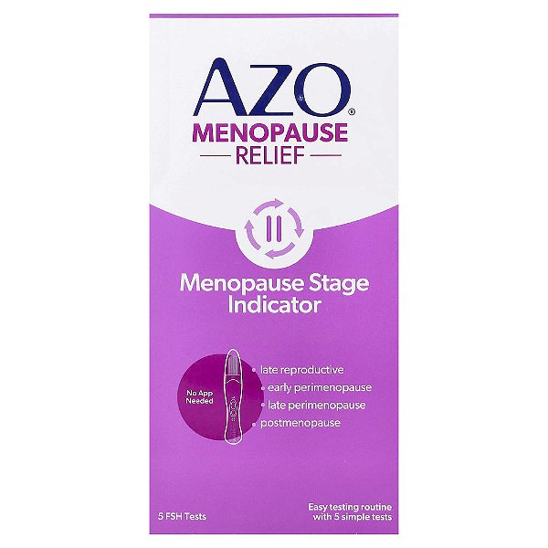 AZO - Teste Indicador de Estágio da Menopausa FSH 5 Unidades