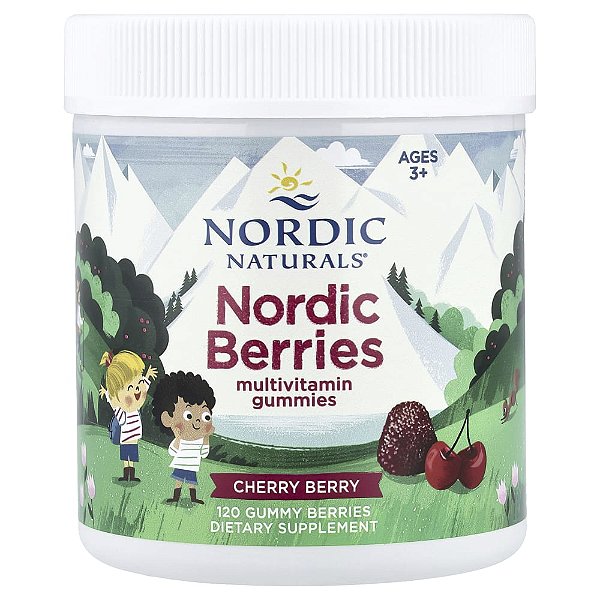 Nordic Naturals - Multivitamínico Infantil em Gomas Nordic Berries Frutos Silvestres 120 Gomas