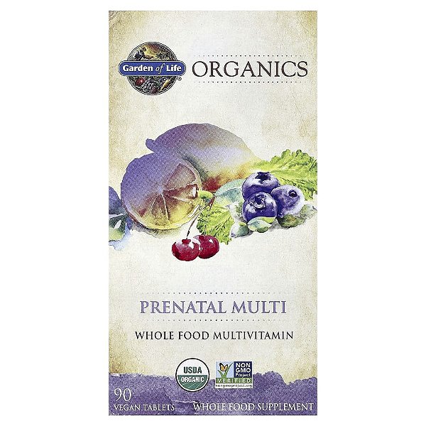 Garden of Life - Multivitamínico Pré-Natal mykind Organics Prenatal Multi 90 Comprimidos