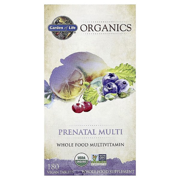 Garden of Life - Multivitamínico Pré-Natal mykind Organics Prenatal Multi 180 Comprimidos