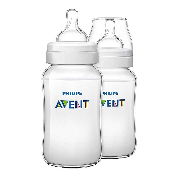 Kit 2 Mamadeiras Transparente 330ml SCF816/27 - Philips AVENT