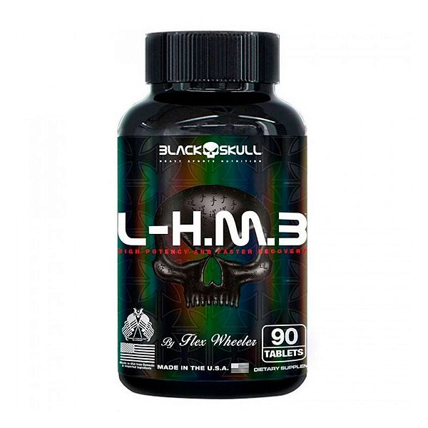 L-HMB - Leucina 90 Tabletes - Black Skull