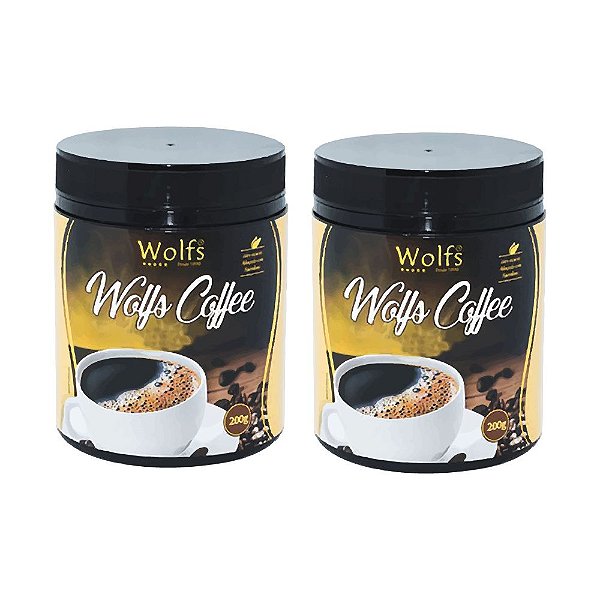 2x Café Termogênico 200g cada - Wolfs Coffee