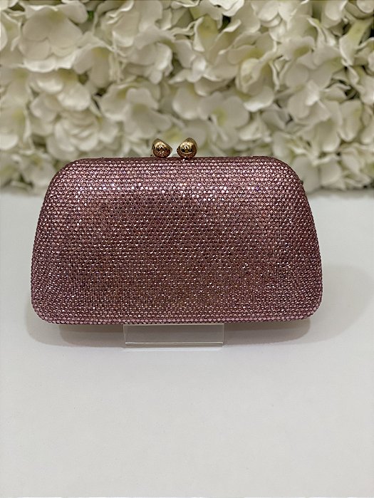 BOLSA MINU TRAPEZIO ROSE GOLD