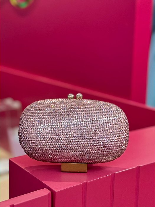 BOLSA MINU ROSA CHA OVAL