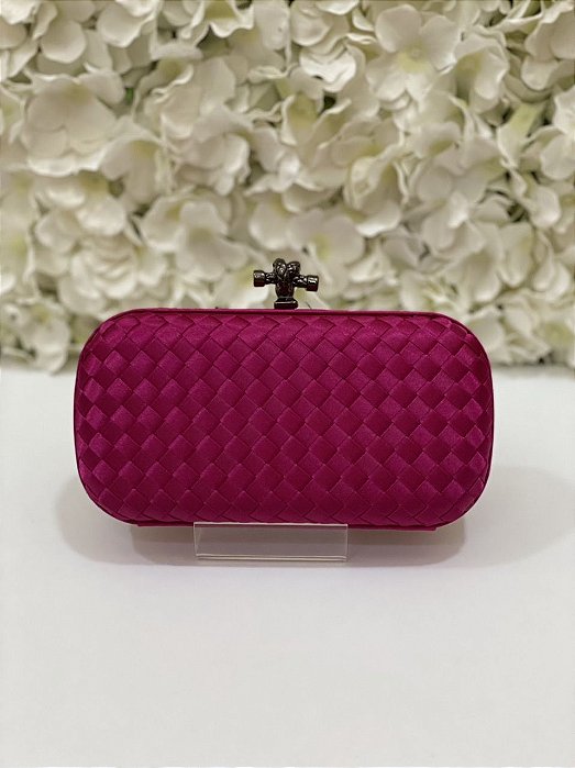 BOLSA BOTTEGA FUCSIA