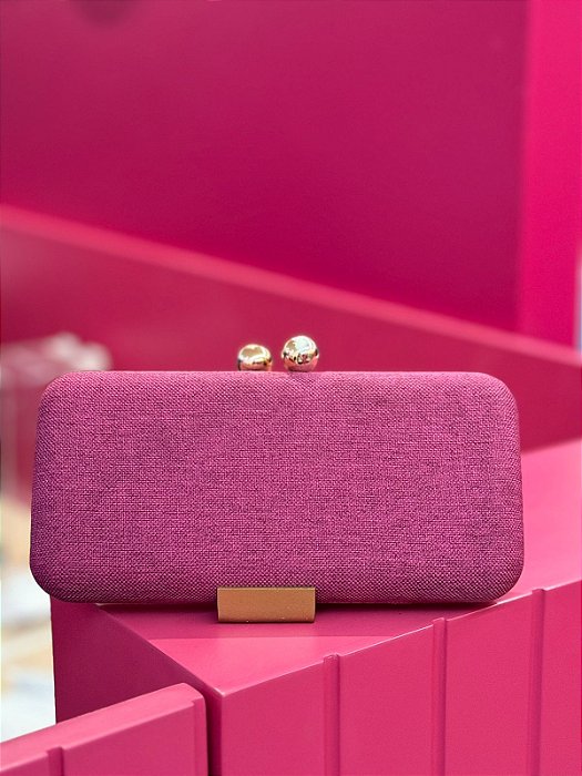 BOLSA FUCSIA LINHO