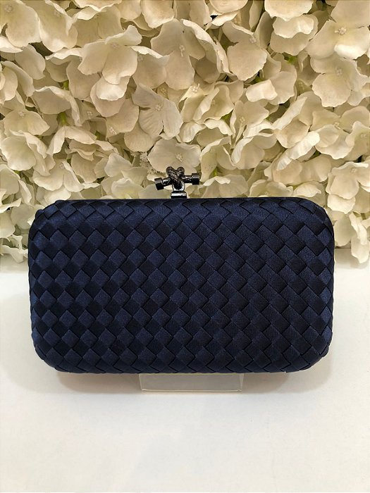 BOLSA BOTTEGA AZUL MARINHO GD