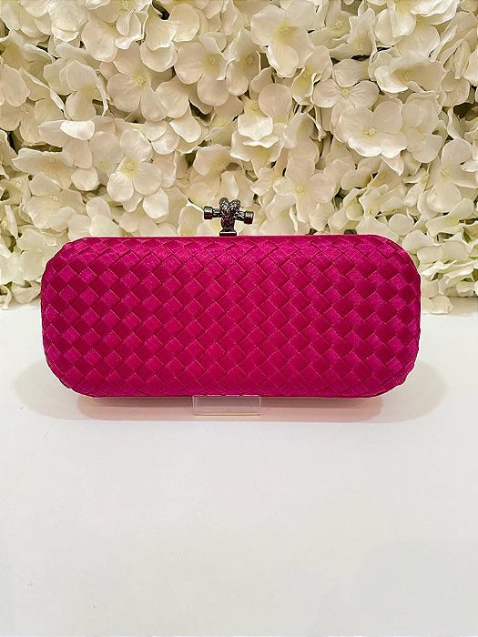 BOLSA BOTTEGA ROSA SCHOK CARTEIRA