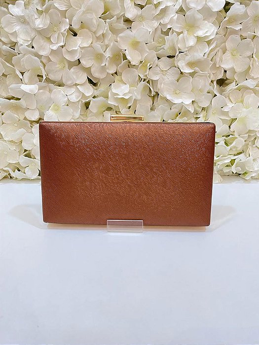 BOLSA QUADRADA BRONZE