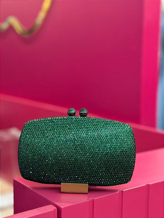 BOLSA MINU VERDE BANDEIRA RETANGULO BOLEADA